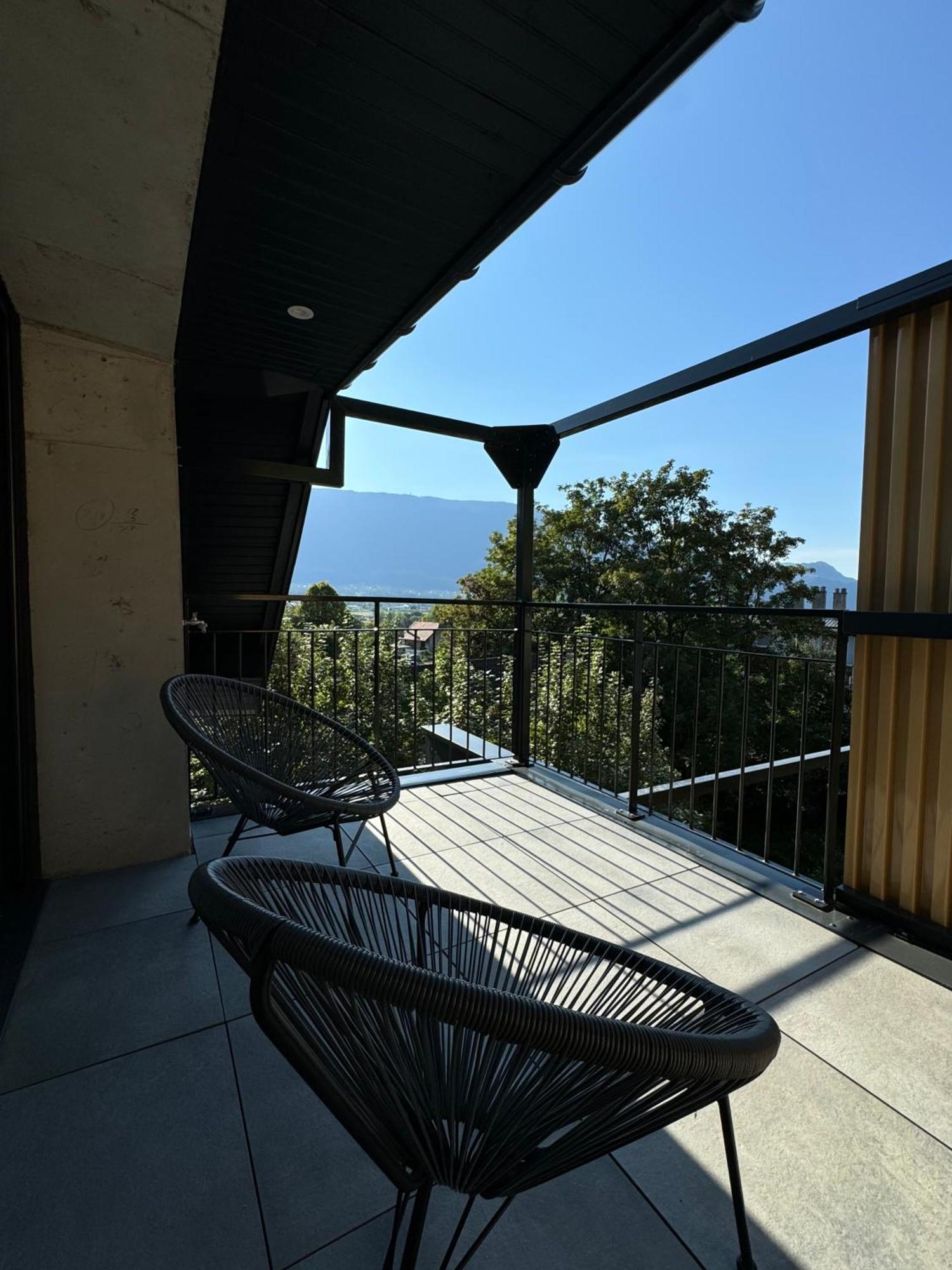 Magnifique Appartement Vue Lac - 5 Personnes Voglans Bagian luar foto